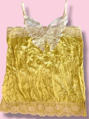 RARE Beaded Butterfly Cami